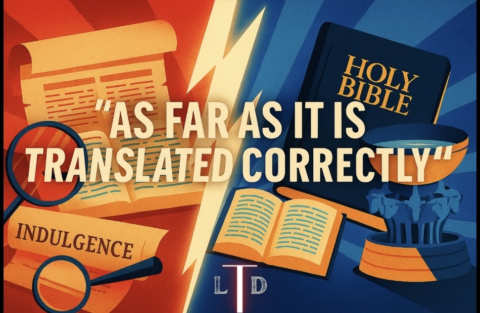 The Meaning Behind: “As Far as It Is Translated Correctly”