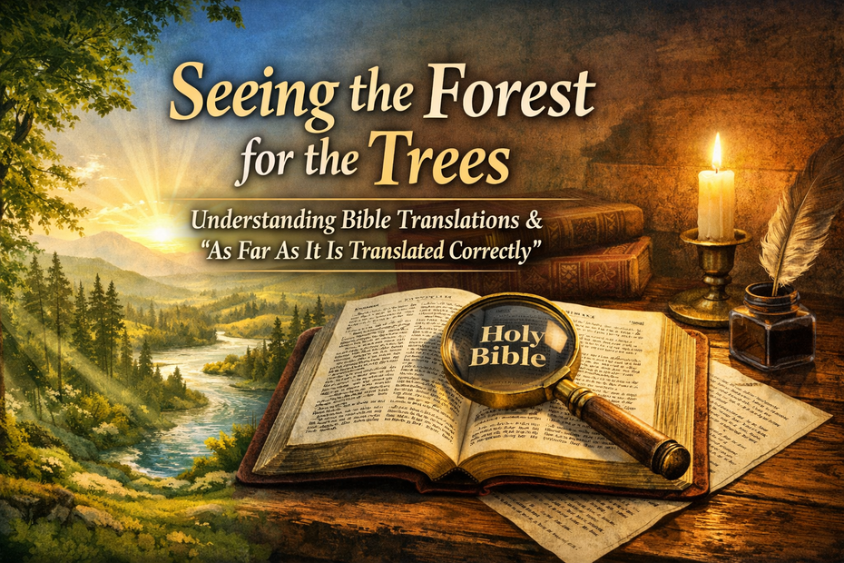 Seeing the Forest for the Trees: Bible Translations, “Translated Correctly,” and the Church’s Recent Clarification